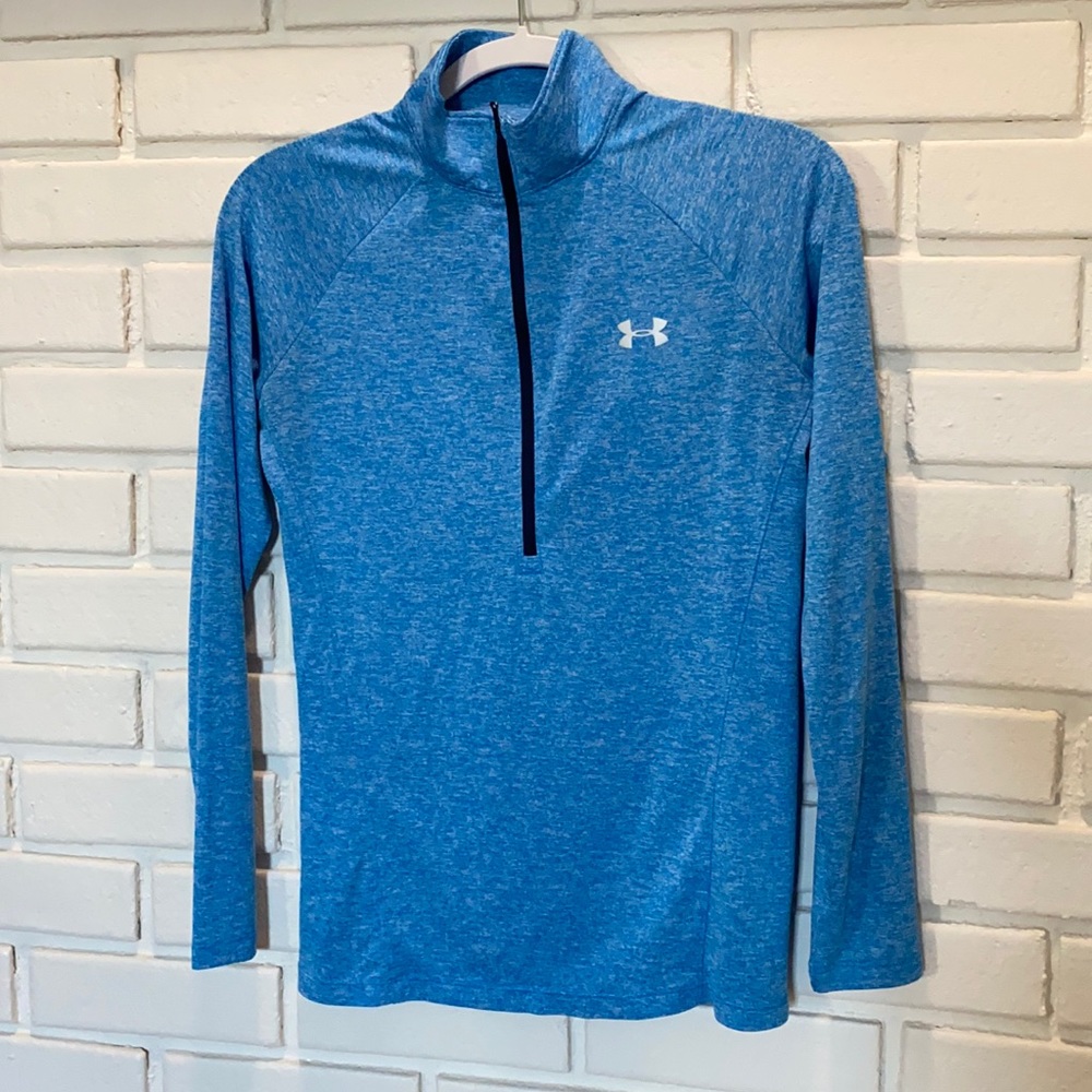 Under Armour Womens Blue Tech Twist 1/2 Zip Size S